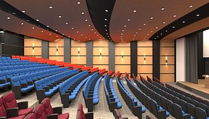 Auditorium Hall Concept 3D model