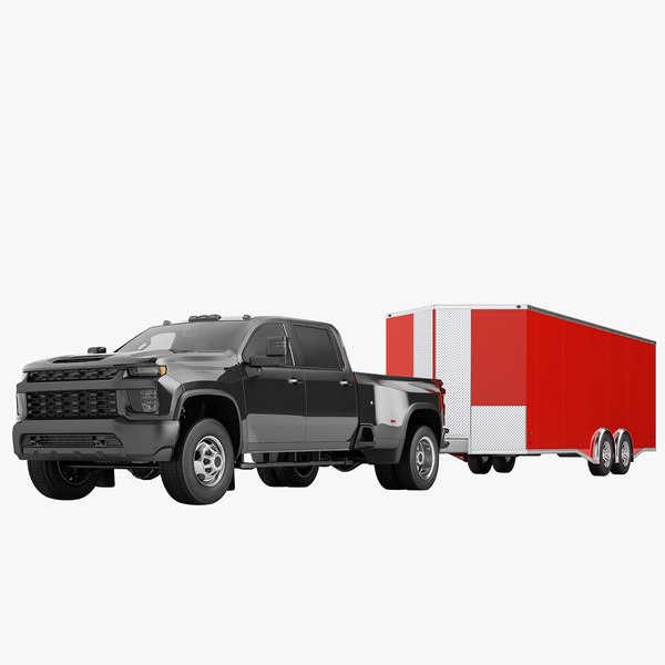 pickup truck car hauler trailer