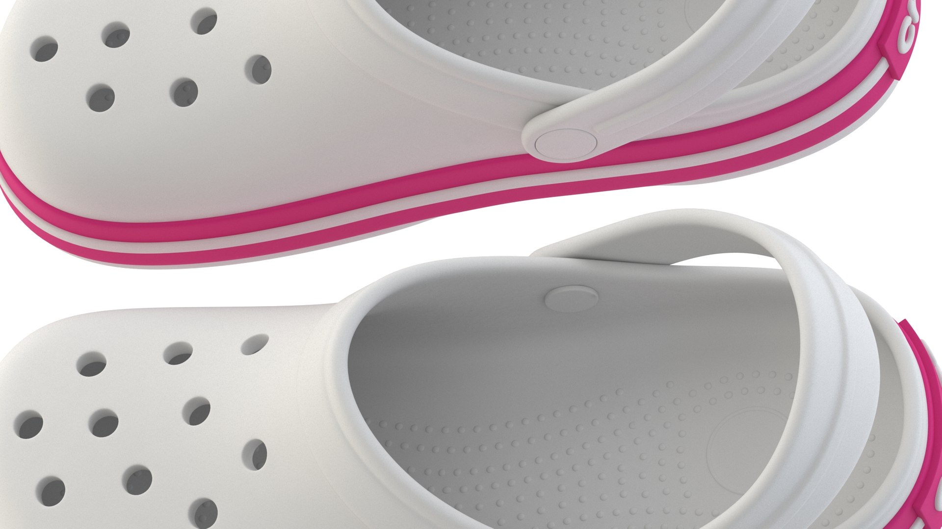 3D Crocs Crocband Pink Crush - TurboSquid 2416304