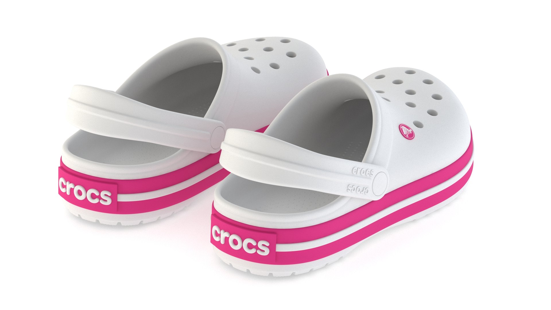 3D Crocs Crocband Pink Crush - TurboSquid 2416304