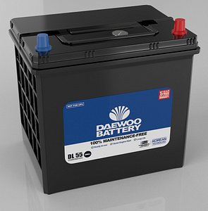 3D car battery dry