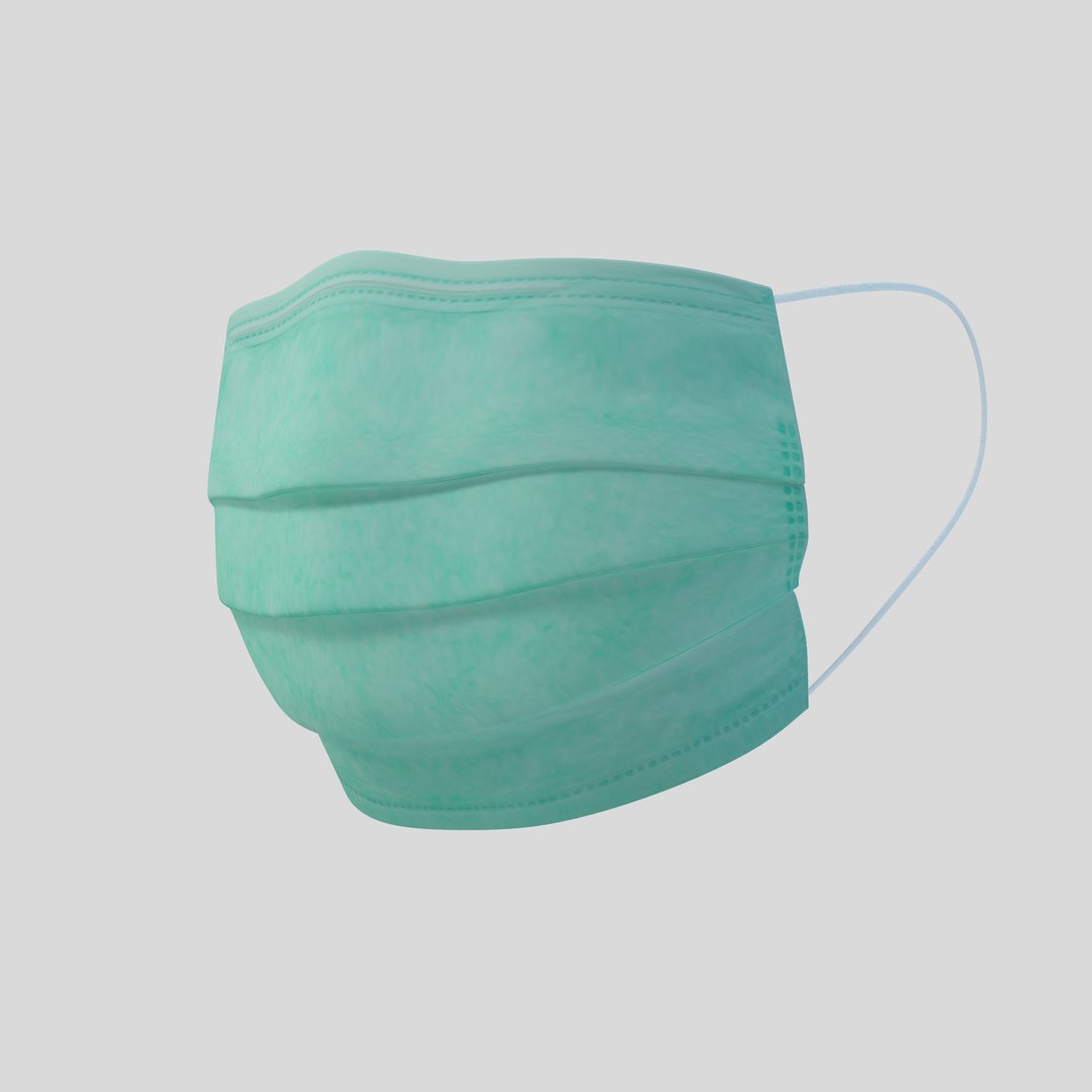 Surgical mask 3D model - TurboSquid 1356132
