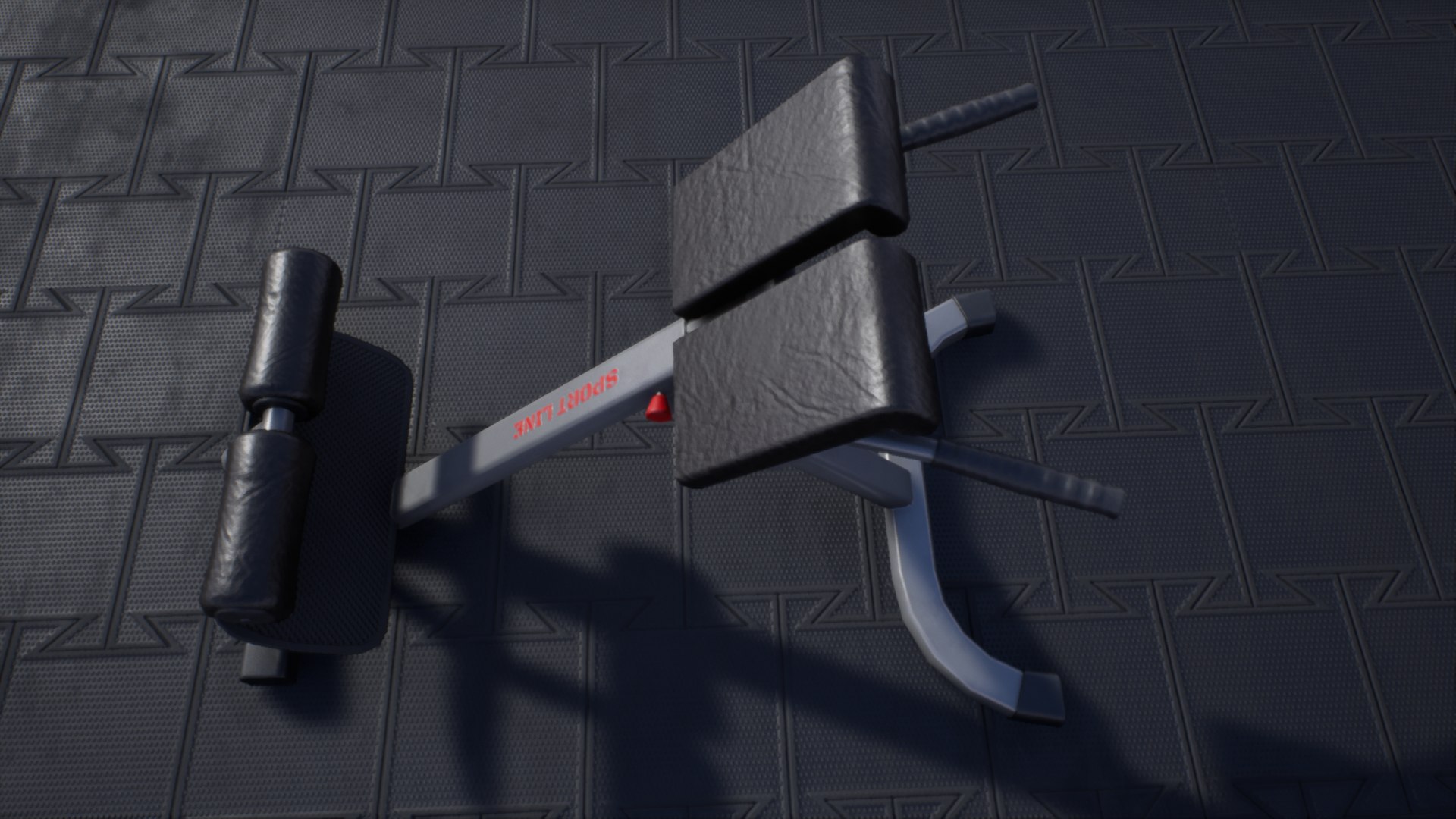 3D Pbr Hyperextension Bench - TurboSquid 1369239