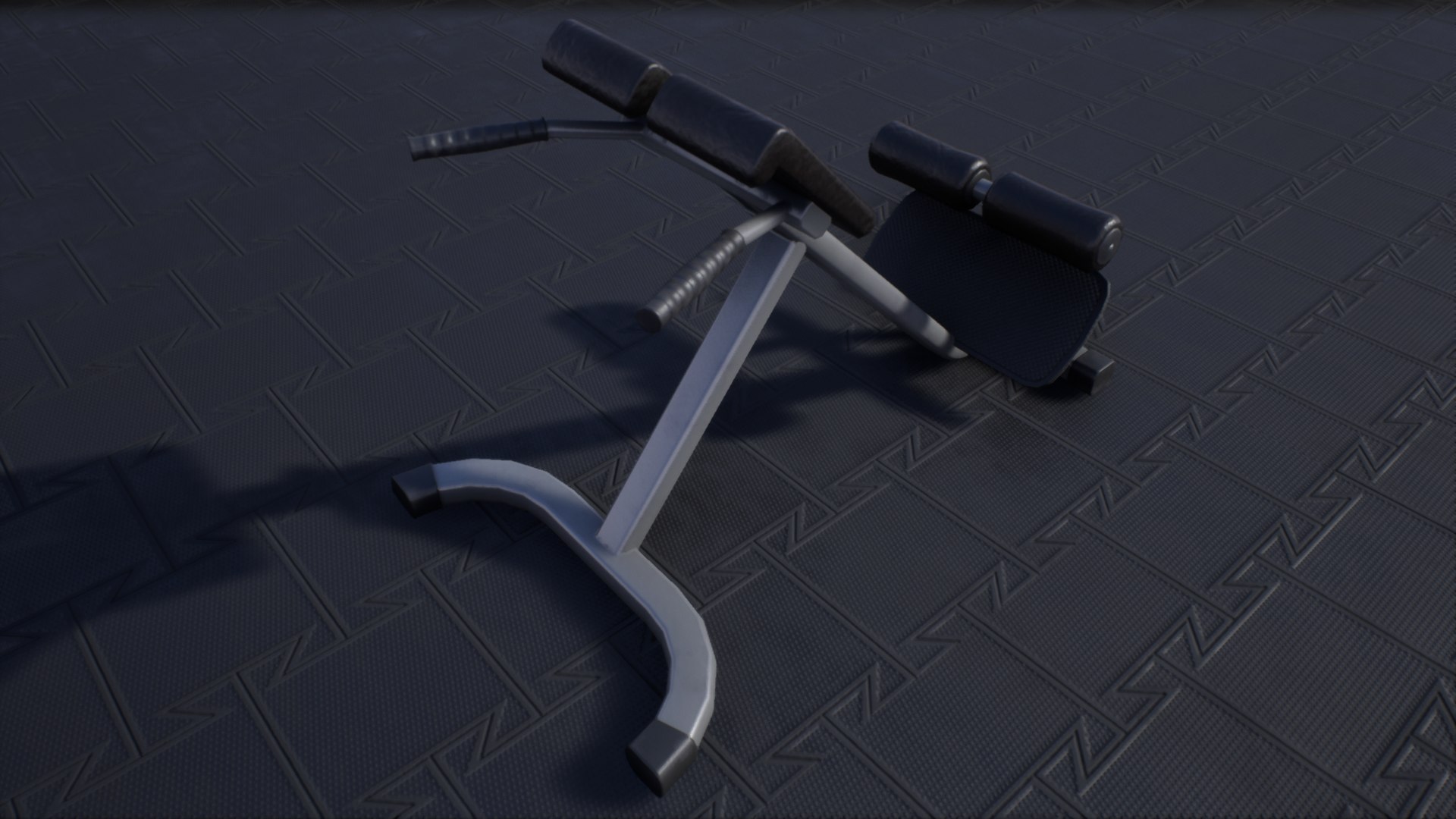 3D Pbr Hyperextension Bench - TurboSquid 1369239