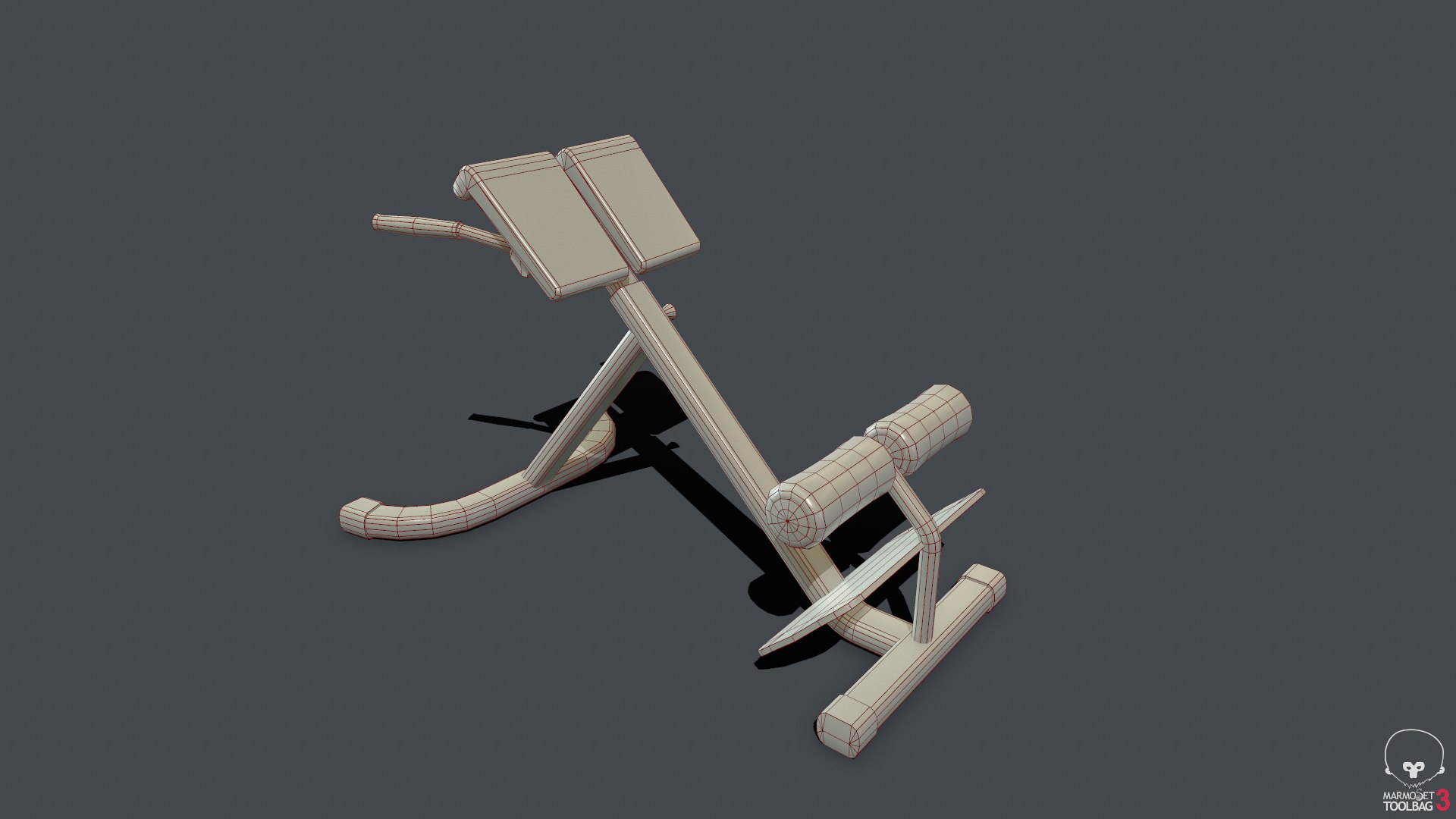 3D Pbr Hyperextension Bench - TurboSquid 1369239