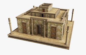 Ancient Persian Building 3D model