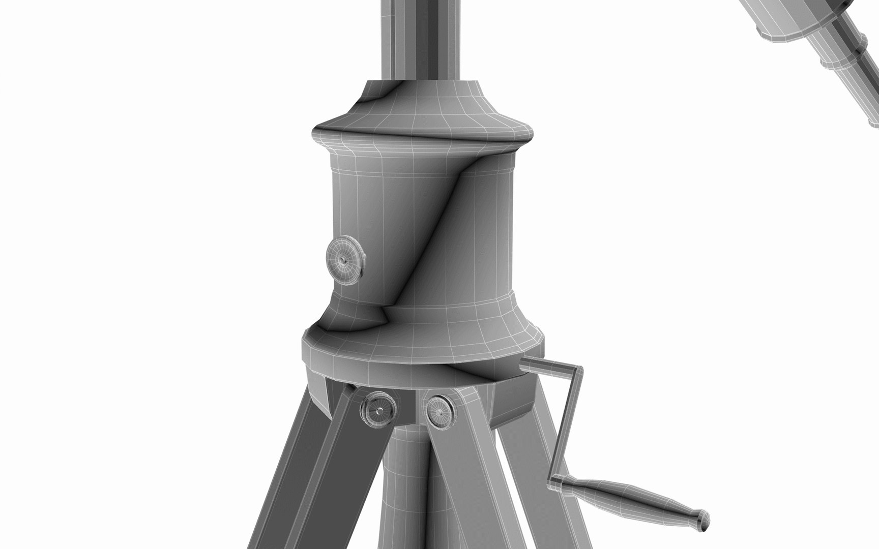 3D model antique telescope scope - TurboSquid 1276190