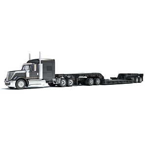 Lowboy Truck model