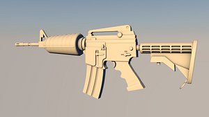 m4 carbine 3d model
