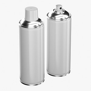 Paint Aerosol Can Mockup 3D model
