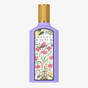 3D Gucci Flora Gorgeous Magnolia Perfume Bottle