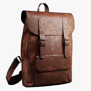 Leather Bag and Smart Material 3D model