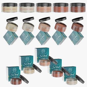 Makeup Powder Jar Packaging model