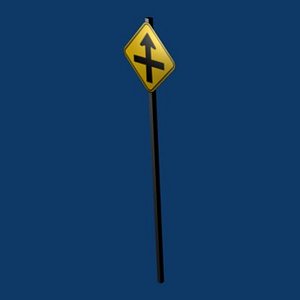 Intersection Ahead sign