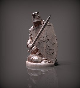 chess pawn white 3D model