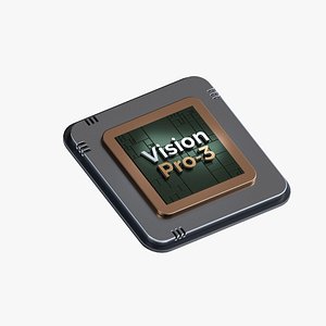 3D model C4D Octane CPU chip core capacitance unreal Circuit board