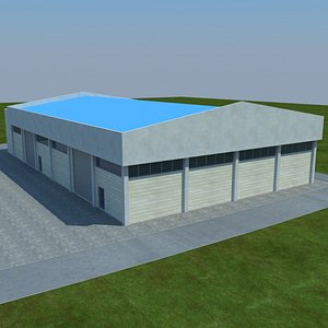 factory building 3d max