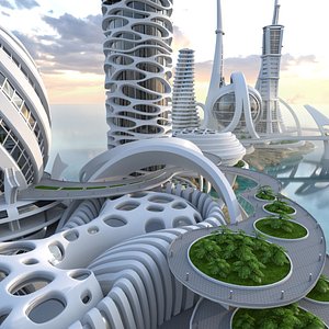 Future City 3D Models for Download | TurboSquid