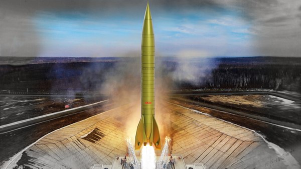3D R2 Ballistic Missile model TurboSquid 1864824