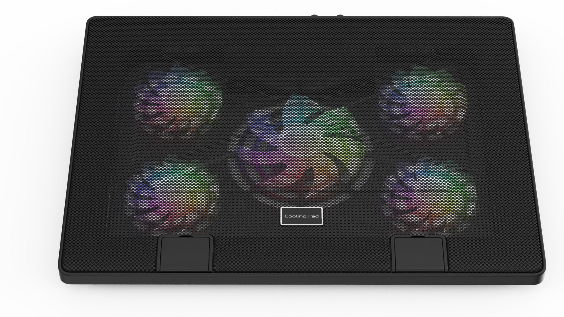 Gaming Laptop Cooling Pad with RGB Lighting 3D model preview