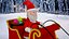 Fur Cartoon Papai Noel