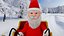 Fur Cartoon Papai Noel