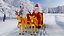 Fur Cartoon Papai Noel