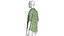 Girls Botanical Leaf Printed Green Shirt
