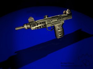 uzi hi 3d model