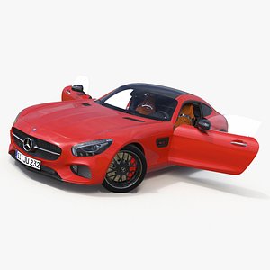 Mercedes-AMG GT S Rigged model
