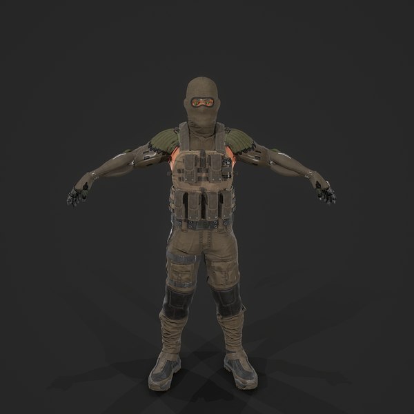 3D model sci-fi soldier - TurboSquid 1596993