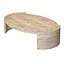 CARDIN OVAL COFFEE TABLE