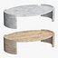 CARDIN OVAL COFFEE TABLE
