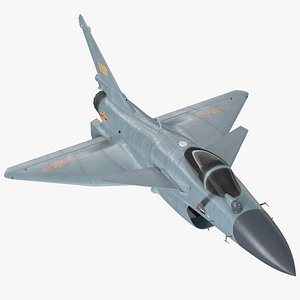 3D Chengdu J10 B Exterior Only model