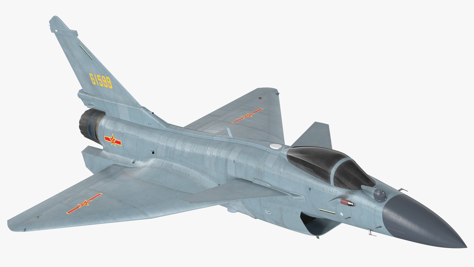 Chengdu J10 B Exterior Only 3D model preview
