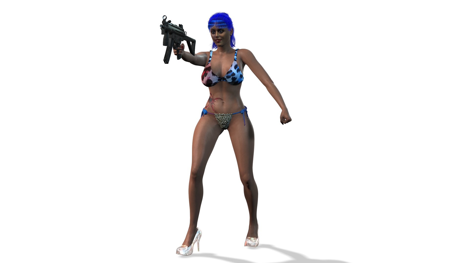 3D Sexy girl with gun and animations model https://p.turbosquid.com/ts-thumb/jZ/pAWHui/i0/ultragirl/png/1746599971/1920x1080/fit_q87/71d2cade426794841a828bfcf670d6fe41b82b03/ultragirl.jpg