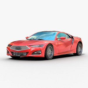 3D AcuraNSTLX HD model