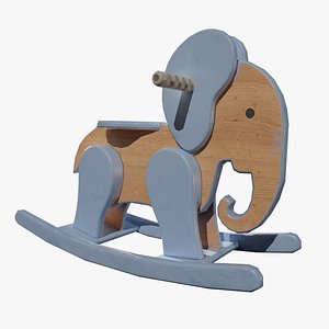 3D model kids toys elephant