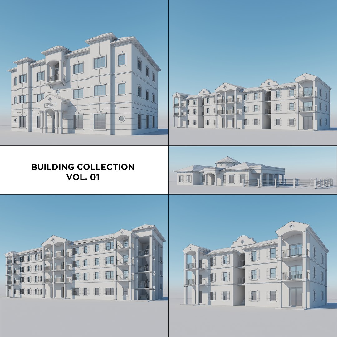 Building Render Model - TurboSquid 1418072