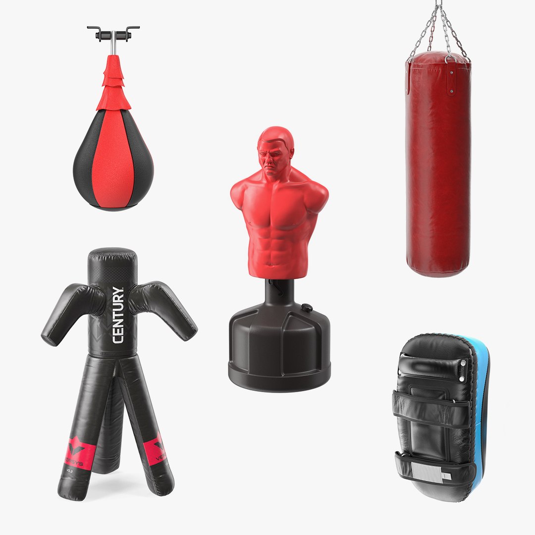 Punching Dummys Collection 2 3D model preview