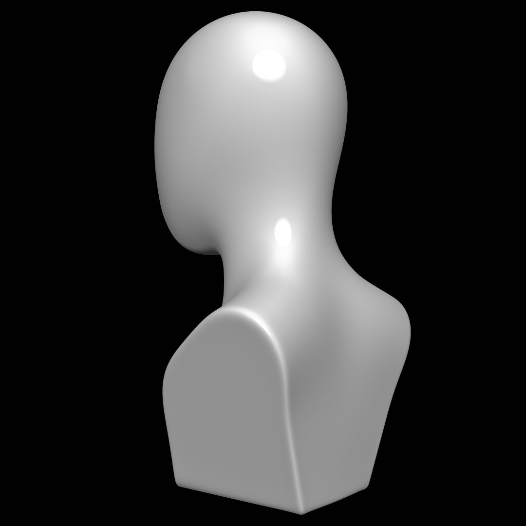 Mannequin Head Man 3D Model - TurboSquid 1324396