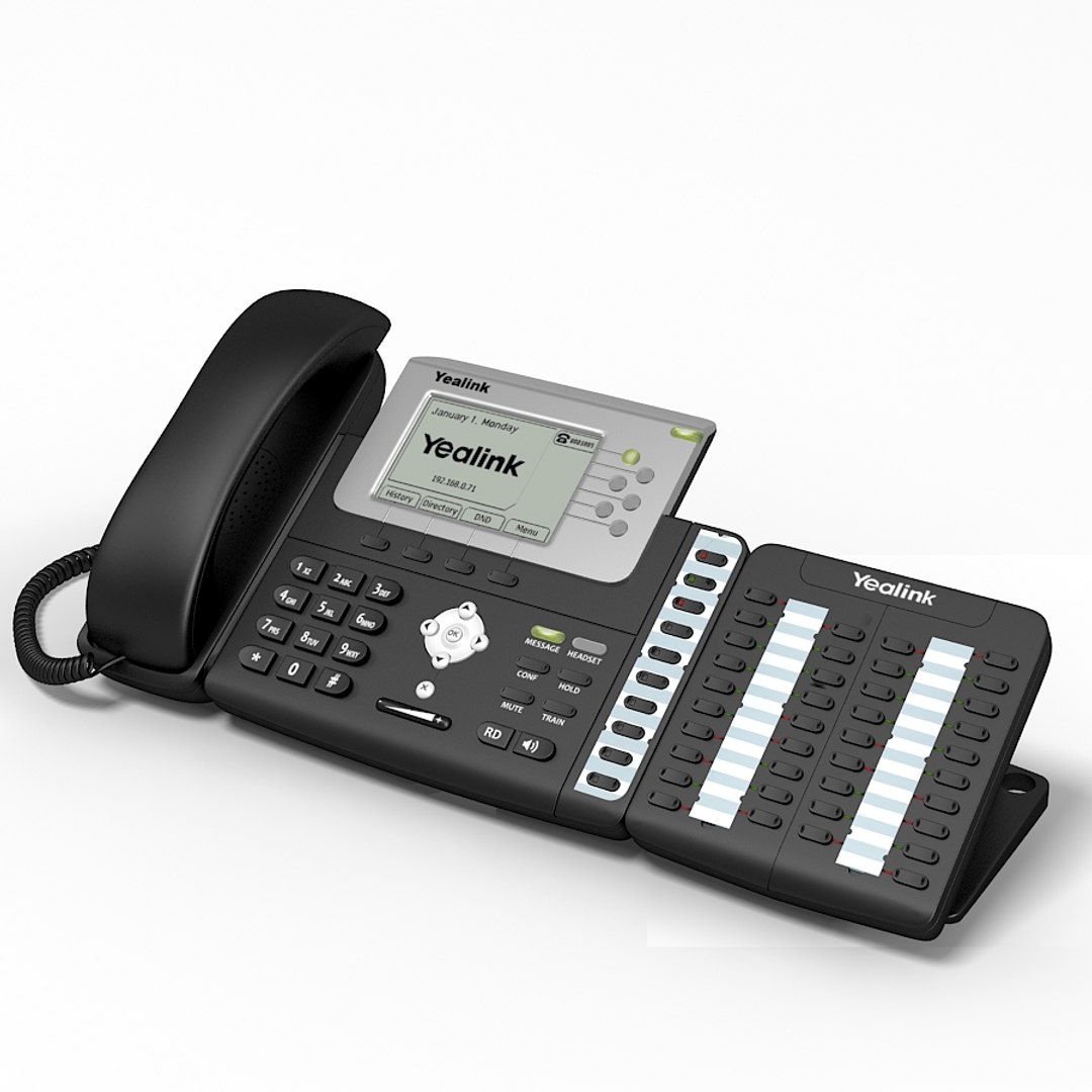 Yealink Sip-t2 8p 3d Model
