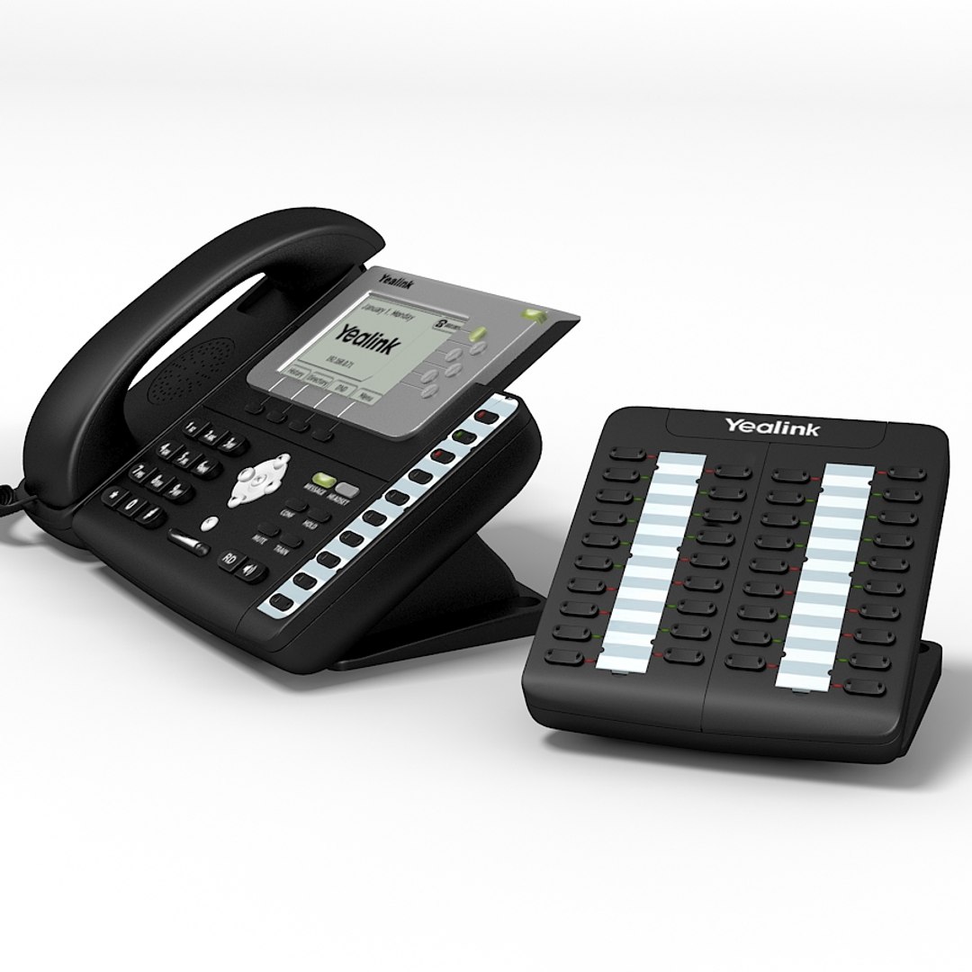 Yealink Sip-t2 8p 3d Model