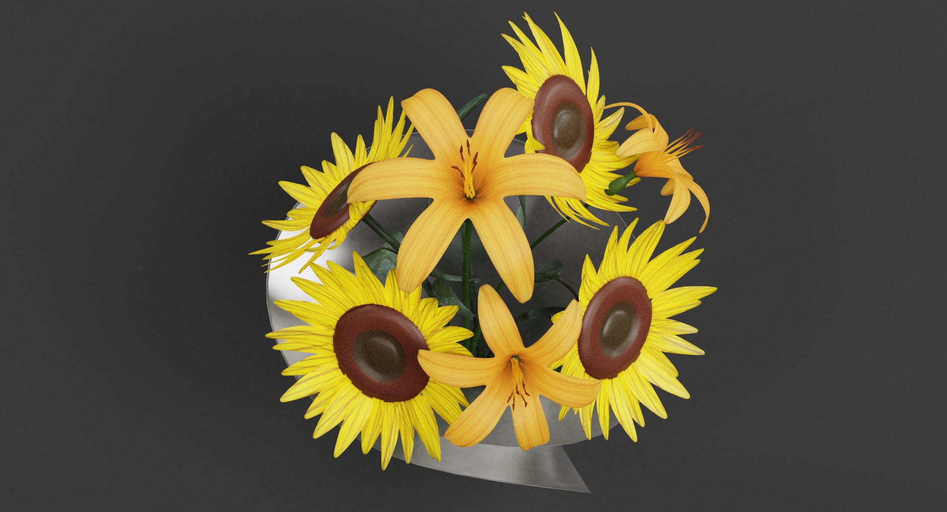 3d Flower Bouquet