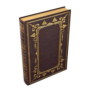 old magic book 3d model