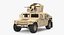 Humvee M1151 Enhanced Armament Carrier Rigged Desert
