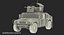 Humvee M1151 Enhanced Armament Carrier Rigged Desert