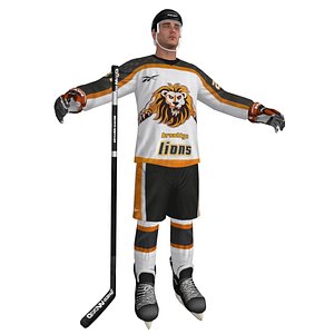 Hockey Player 3D Models For Download | TurboSquid