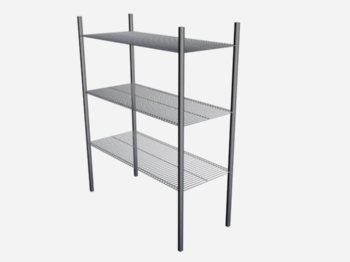 3d Model Of Wire Rack