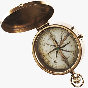 3D model Detailed Compass